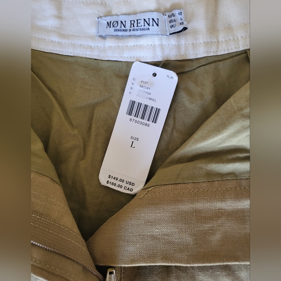 NWT Mon Renn Splice Short (as sold by Anthropologie), Size L - Picture 5 of 15